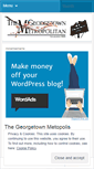 Mobile Screenshot of georgetownmetropolitan.com