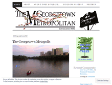 Tablet Screenshot of georgetownmetropolitan.com